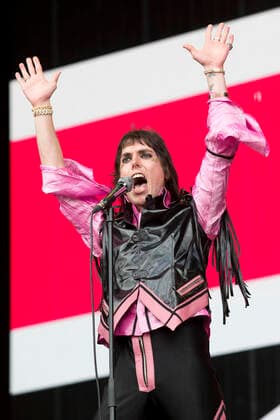 The Struts perform on Main Stage East during day 3 of Reading Festival 2021 at Richfield Avenue in Reading, Berkshire. AUGUST 29th 2021  DFLx21487