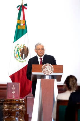 (210902) -- MEXICO CITY, Sept. 2, 2021 -- Mexican President Andres Manuel Lopez Obrador delivers the state of the nation address at the National Palace in Mexico City, capital of Mexico, on Sept. 1, 2021. Many experts forecast Mexico s economy will grow about 6 percent in 2021, as post-pandemic productivity picks up and vaccination against COVID-19 makes progress, President Andres Manuel Lopez Obrador said on Wednesday. (Str Xinhua) MEXICO-MEXICO CITY-LOPEZ OBRADOR-STATE OF THE NATION ADDRESS e Str 