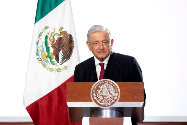(210902) -- MEXICO CITY, Sept. 2, 2021 -- Mexican President Andres Manuel Lopez Obrador delivers the state of the nation address at the National Palace in Mexico City, capital of Mexico, on Sept. 1, 2021. Many experts forecast Mexico s economy will grow about 6 percent in 2021, as post-pandemic productivity picks up and vaccination against COVID-19 makes progress, President Andres Manuel Lopez Obrador said on Wednesday. (Str Xinhua) MEXICO-MEXICO CITY-LOPEZ OBRADOR-STATE OF THE NATION ADDRESS e Str 