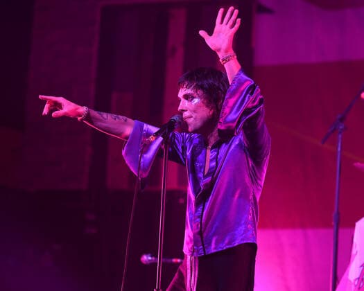 FORT LAUDERDALE FL - SEPTEMBER 01: Luke Spiller of The Struts performs at Revolution Live on September 1, 2021 in Fort Lauderdale, Florida. Copyright: xmpi04x