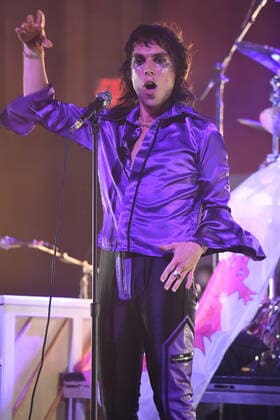 FORT LAUDERDALE FL - SEPTEMBER 01: Luke Spiller of The Struts performs at Revolution Live on September 1, 2021 in Fort Lauderdale, Florida. Copyright: xmpi04x