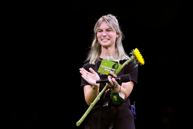 Nyke Slawik at an election campaign event of Bündnis 90 Die Grünen at Wilhelmplatz Cologne, 02 09 2021 Foto:xC.xHardtx xFuturexImage