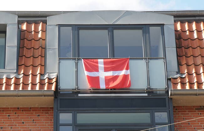 Copenhagen, Denmark.,03 September 2021 , 5th September is arm forced flag day to honour danish armforce are on peace duties on foreign lands defence ministry ask suppor to celebrate flag day in Denmark dane show support for hero and armforce to hand daneeborg and mark flag day throughthe nation. (Photo..Francis Joseph Dean Dean Pictures)