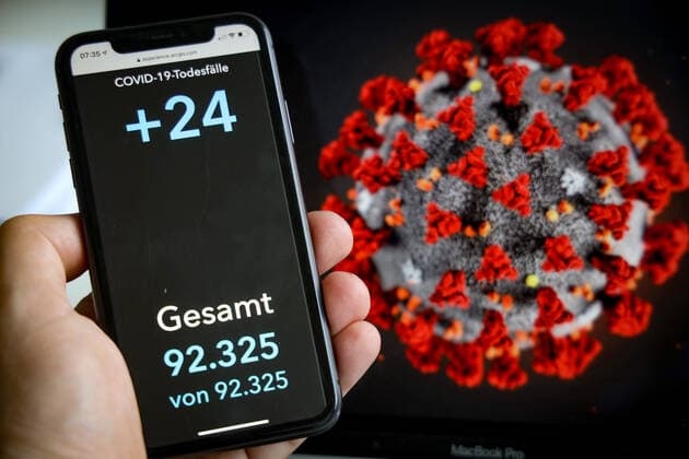 Coronavirus in Germany Covid 19 Dashboard of the Robert Koch Institute 04 09 2021 Robert Koch Institute 7 days Incidence 80.7 7 days Number of cases 67 089 COVID 19 cases 3 995 188 Addition of 10 835 compared to previous day COVID 19 deaths 92 325 Addition of 24 compared to previous day