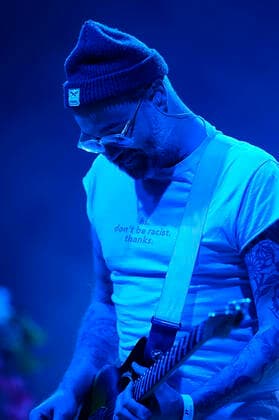 Sascha Eigner of Jupiter Jones live as part of the concert series Back on Stage at the Gilde Parkbühne Hannover, 03 09 2021 Foto:xU.xStammx xFuturexImage