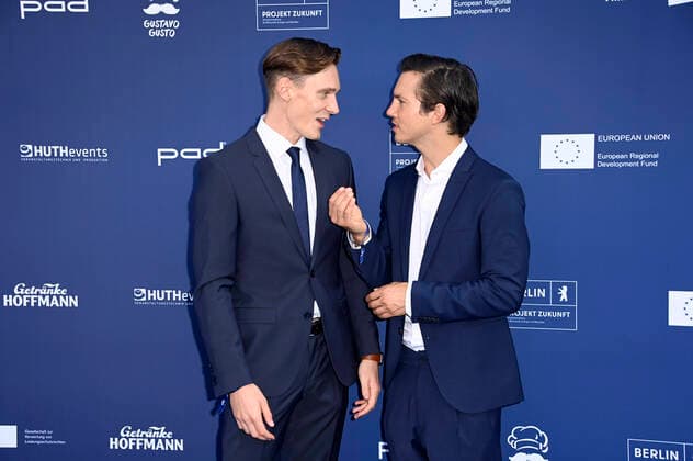 Rick Okon and Tim Oliver Schultz at the award ceremony of the German Acting Award 2021 at the restaurant Spindler Klatt Berlin, 03 09 2021 Foto:xF.xKernx xFuturexImage