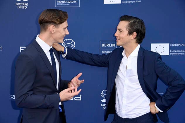 Rick Okon and Tim Oliver Schultz at the award ceremony of the German Acting Award 2021 at the restaurant Spindler Klatt Berlin, 03 09 2021 Foto:xF.xKernx xFuturexImage