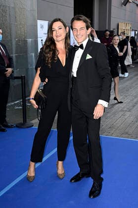 Hans Werner Meyer with wife Jacqueline Macaulay at the award ceremony of the German Acting Award 2021 at the restaurant Spindler Klatt Berlin, 03 09 2021 Foto:xF.xKernx xFuturexImage