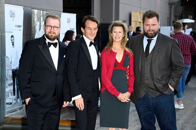 Christian Senger, Hans Werner Meyer, Leslie Malton and Antoine Monot Jr at the award ceremony of the German Acting Award 2021 at the restaurant Spindler Klatt Berlin, 03 09 2021 Foto:xF.xKernx xFuturexImage