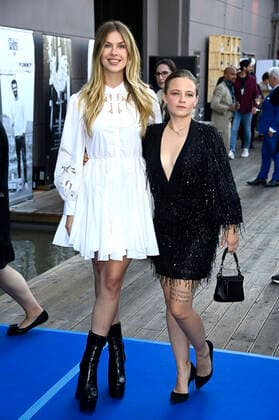 Zsa Zsa Inci BuÌˆrkle and Jasna Fritzi Bauer at the German Drama Award 2021 ceremony at Spindler Klatt Restaurant Berlin, 03 09 2021 Foto:xF.xKernx xFuturexImage
