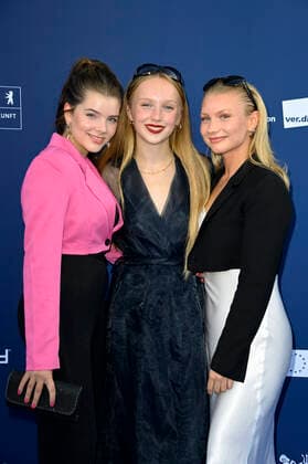 Frida Stittrich, Mina Giselle Rüffer and Madeleine Wagenitz at the award ceremony of the German Acting Award 2021 at the restaurant Spindler Klatt Berlin, 03 09 2021 Foto:xF.xKernx xFuturexImage
