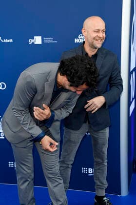 Serkan Kaya and Jürgen Vogel at the award ceremony of the German Acting Award 2021 at the restaurant Spindler Klatt Berlin, 03 09 2021 Foto:xF.xKernx xFuturexImage