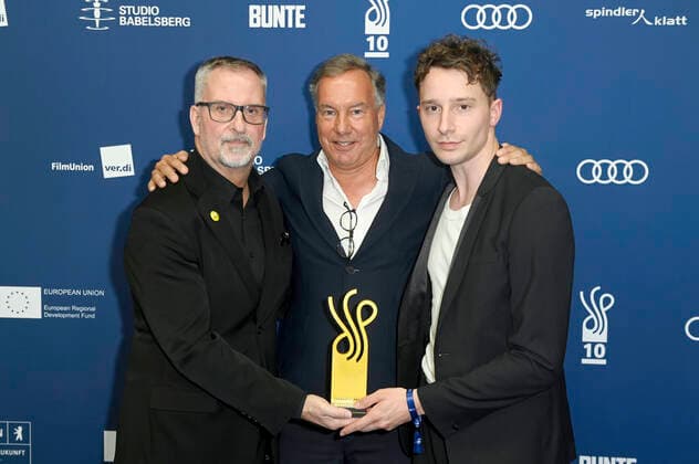 Kai Pieck, Nico Hofmann and Jonathan Berlin at the award ceremony of the German Acting Award 2021 at Restaurant Spindler Klatt Berlin, 03 09 2021 Foto:xF.xKernx xFuturexImage