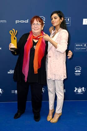 Walfriede Schmitt and Collien Ulmen Fernandes at the award ceremony of the German Acting Award 2021 at the restaurant Spindler Klatt Berlin, 03 09 2021 Foto:xF.xKernx xFuturexImage