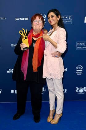 Walfriede Schmitt and Collien Ulmen Fernandes at the award ceremony of the German Acting Award 2021 at the restaurant Spindler Klatt Berlin, 03 09 2021 Foto:xF.xKernx xFuturexImage