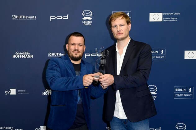 Matthias Halibrand and Henning Backhaus at the award ceremony of the German Acting Award 2021 at the restaurant Spindler Klatt Berlin, 03 09 2021 Foto:xF.xKernx xFuturexImage