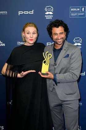 Rosalie Thomass and Serkan Kaya at the award ceremony of the German Acting Award 2021 at the restaurant Spindler Klatt Berlin, 03 09 2021 Foto:xF.xKernx xFuturexImage