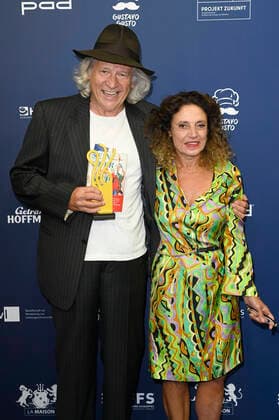 Klaus Pohl and Adriana Altaras at the award ceremony of the German Acting Award 2021 at the restaurant Spindler Klatt Berlin, 03 09 2021 Foto:xF.xKernx xFuturexImage