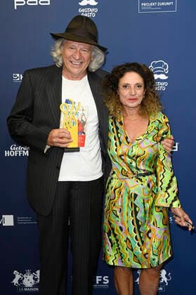 Klaus Pohl and Adriana Altaras at the award ceremony of the German Acting Award 2021 at the restaurant Spindler Klatt Berlin, 03 09 2021 Foto:xF.xKernx xFuturexImage