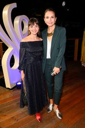 Paula Schramm and Nadine Warmuth at the award ceremony of the German Acting Award 2021 at the restaurant Spindler Klatt Berlin, 03 09 2021 Foto:xF.xKernx xFuturexImage