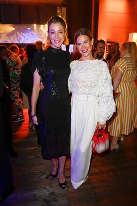 Julia Stinshoff and Wolke Hegenbarth at the award ceremony of the German Acting Award 2021 at the Restaurant Spindler Klatt Berlin, 03 09 2021 Foto:xF.xKernx xFuturexImage