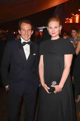 Hans Werner Meyer and Rosalie Thomass at the award ceremony of the German Acting Award 2021 at the restaurant Spindler Klatt Berlin, 03 09 2021 Foto:xF.xKernx xFuturexImage