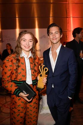 Hannah Schiller and Tim Oliver Schultz at the award ceremony of the German Acting Award 2021 at the restaurant Spindler Klatt Berlin, 03 09 2021 Foto:xF.xKernx xFuturexImage