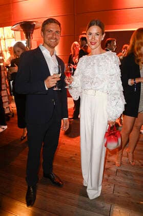 Leo Reisinger and Wolke Hegenbarth at the award ceremony of the German Acting Award 2021 at the restaurant Spindler Klatt Berlin, 03 09 2021 Foto:xF.xKernx xFuturexImage