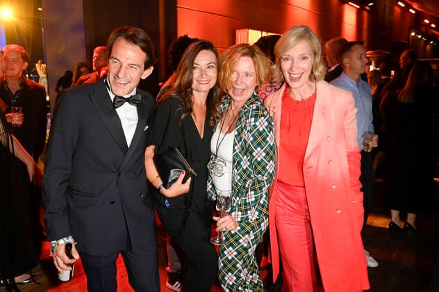 Hans Werner Meyer, Jacqueline Macaulay, Marion Kracht and Katja Weitzenböck at the award ceremony of the German Acting Award 2021 at the restaurant Spindler Klatt Berlin, 03 09 2021 Foto:xF.xKernx xFuturexImage