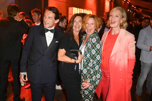Hans Werner Meyer, Jacqueline Macaulay, Marion Kracht and Katja Weitzenböck at the award ceremony of the German Acting Award 2021 at the restaurant Spindler Klatt Berlin, 03 09 2021 Foto:xF.xKernx xFuturexImage