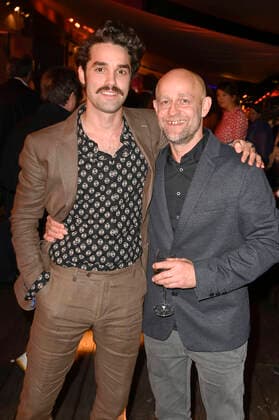 Maximilian Befort and Jürgen Vogel at the award ceremony of the German Acting Award 2021 at the restaurant Spindler Klatt Berlin, 03 09 2021 Foto:xF.xKernx xFuturexImage