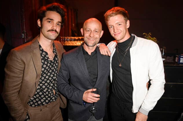 Maximilian Befort, Jürgen Vogel and Timur Bartels at the award ceremony of the German Acting Award 2021 at the restaurant Spindler Klatt Berlin, 03 09 2021 Foto:xF.xKernx xFuturexImage