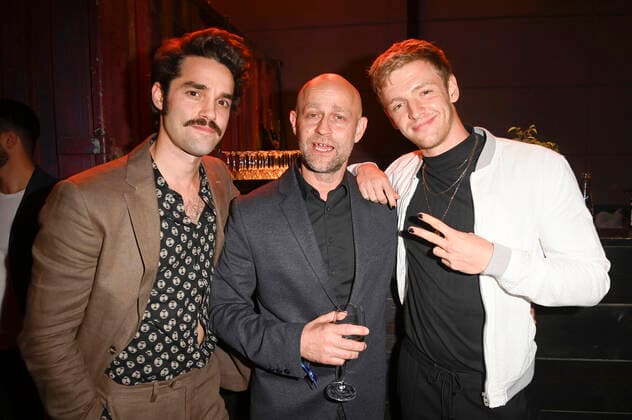 Maximilian Befort, Jürgen Vogel and Timur Bartels at the award ceremony of the German Acting Award 2021 at the restaurant Spindler Klatt Berlin, 03 09 2021 Foto:xF.xKernx xFuturexImage