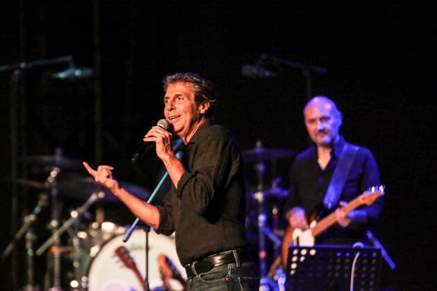 Luca Barbarossa at the Cavea of the Auditorium Parco della Musica in Rome Don t Lose Nothing - Autobiographical live concert by Luca Barbarossa at the Cavea of the Auditorium Parco della Musica in Rome. In the release of the homonymous book, the singer-songwriter tells about his 60 years of life, his dreams, his artistic career, his travels, his encounters and much more, in this live music to celebrate. Rome Lazio Italy Copyright: DanielaxFranceschelli