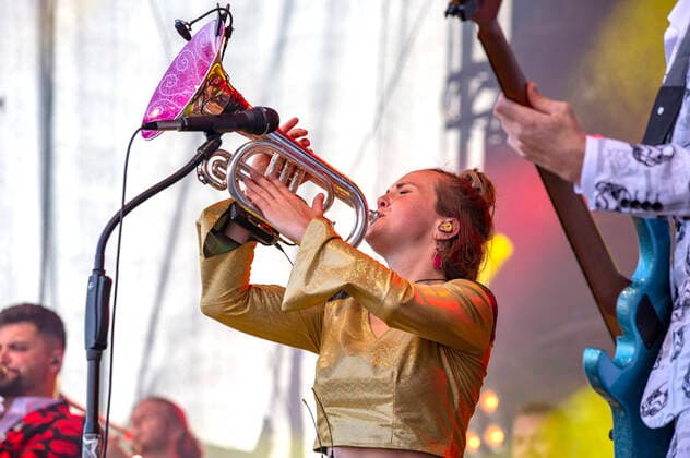 Druckluft live at the Üvverm Horizont concert at the OpenAir Port Festival 2021 at Cologne Bonn Airport Cologne, 04 09 2021 Foto:xR.xSchmiegeltx xFuturexImage