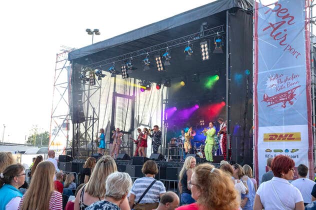 Druckluft live at the Üvverm Horizont concert at the OpenAir Port Festival 2021 at Cologne Bonn Airport Cologne, 04 09 2021 Foto:xR.xSchmiegeltx xFuturexImage