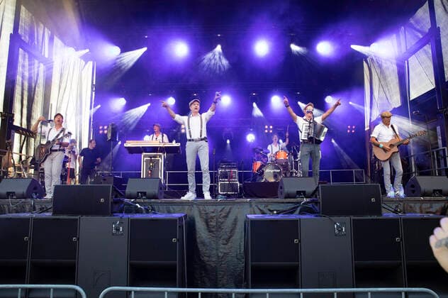 Klüngelköpp live at the Üvverm Horizont concert at the OpenAir Port Festival 2021 at Cologne Bonn Airport Cologne, 04 09 2021 Foto:xR.xSchmiegeltx xFuturexImage