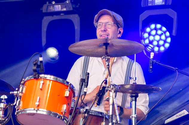 Stephan Loschelders of Klüngelköpp live at the Üvverm Horizont concert at the OpenAir Port Festival 2021 at Cologne Bonn Airport Cologne, 04 09 2021 Foto:xR.xSchmiegeltx xFuturexImage