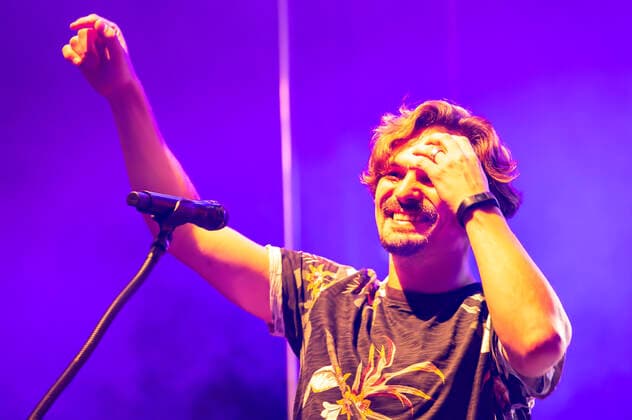 Dominik Schönenborn of Cat Ballou live at the Üvverm Horizont concert at the OpenAir Port Festival 2021 at Cologne Bonn Airport Cologne, 04 09 2021 Foto:xR.xSchmiegeltx xFuturexImage