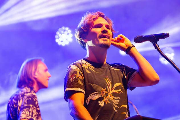 Yannick Richter and Dominik Schönenborn of Cat Ballou live at the Üvverm Horizont concert at the OpenAir Port Festival 2021 at Cologne Bonn Airport Cologne, 04 09 2021 Foto:xR.xSchmiegeltx xFuturexImage