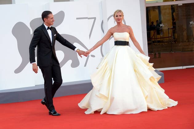 78th Venice Film Festival 2021, Red carpet Kineo Prize. Pictured: Marco Bacini, Federica Panicucci  Copyright: xAlbertoxTerenghi Venice2021x xIPx xVenezia2020x