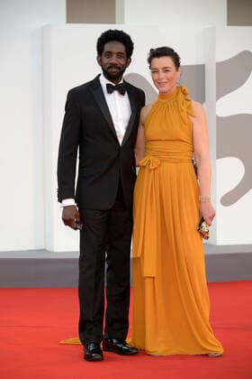 78th Venice Film Festival 2021, Red carpet Kineo Prize. Pictured: Olivia Williams, Rhashan Stone  Copyright: xAlbertoxTerenghi Venice2021x xIPx xVenezia2020x