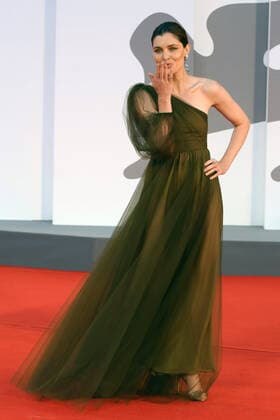 78th Venice Film Festival 2021, Red Carpet Filming Italy . Pictured Vittoria Puccini  Copyright: xManuelexMangiarottix xIPAx xVenezia2020x