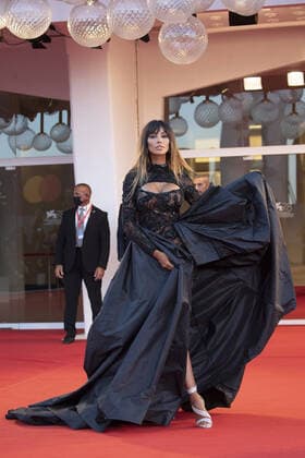 September 6, 2021, Venice, Italy: Madalina Ghenea attending the Kineo Prize Red Carpet as part of the 78th Venice International Film Festival in Venice, Italy on September 05, 2021. Paolo Cotello imageSPACE Venice Italy - ZUMAs181 20210906_zea_s181_087 Copyright: xImagespacex