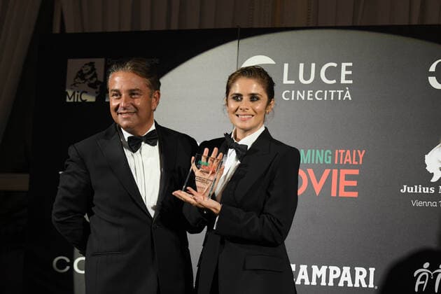 78th Venice Film Festival 2021, Filming Italy Award Pictured: Francois-Marc Sastre, Greta Scarano  Copyright: xManuelexMangiarottix xIPAx xManuelexMangiarottix xVeneziax20x