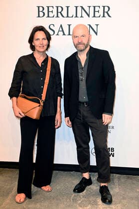Designers Julia Rieth and Detlef Stiebich of Stiebich Rieth at the group exhibition of the cultural format Der Berliner Salon at MBFW as part of Fashion Week Berlin Spring Summer 2022 at Kraftwerk Berlin Berlin, 06 09 2021. Foto:xF.xKernx xFuturexImage