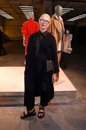 Christiane Arp at the group exhibition of the cultural format Der Berliner Salon at MBFW in the context of Fashion Week Berlin Spring Summer 2022 at Kraftwerk Berlin Berlin, 06 09 2021 Foto:xF.xKernx xFuturexImage