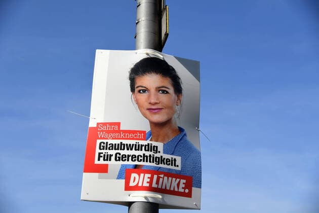 COLOGNE 06 09 2021, election campaign, election poster, federal election, Sahra Wagenknecht Die Linke, election poster
