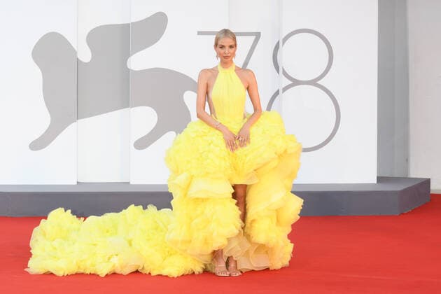Entertainment Bilder des Tages 78th Venice Film Festival 2021, Red Carpet La Caja . Pictured: Leonie Hanne  Copyright: xManuelexMangiarottix xIPAx xManuelexMangiarottix xVeneziax20x