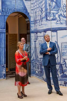 07-09-2021 Bolsward King Willem-Alexander attend the opening of the Culture Historic Center De Tiid in Bolsward. Â  Copyright: xPPEx